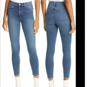 Rag & Bone Nina High Rise Ankle Camden Wash